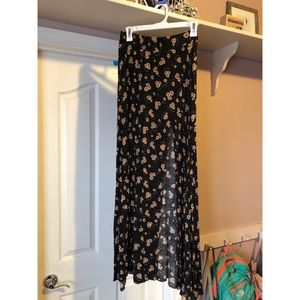 Sunflower maxi skirt